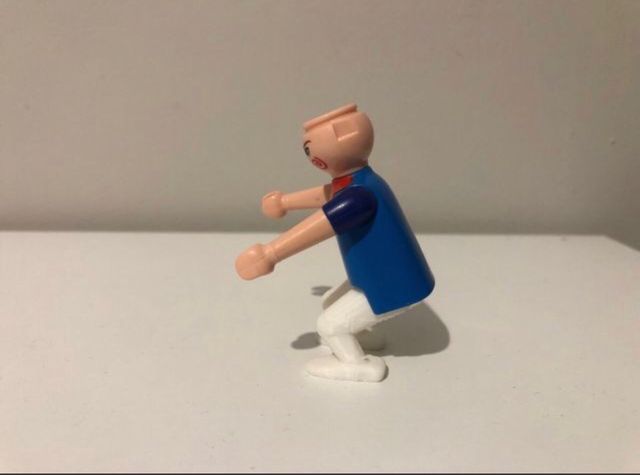 Figura Caganer Playmobil sentado