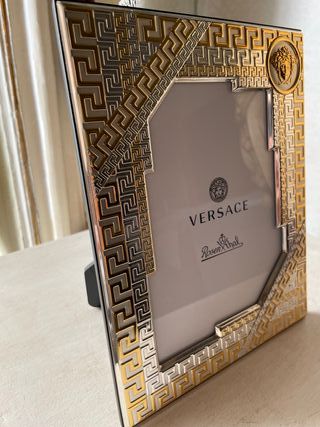 Portafoto Versace Argento e Oro Made in Italy