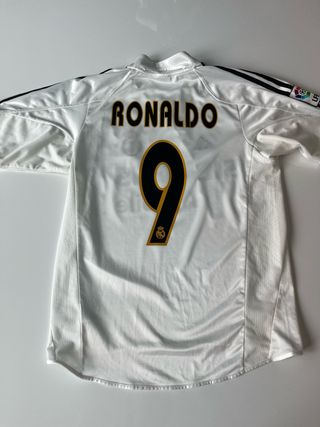 Camiseta original Real Madrid 2004 2005 Ronaldo #9