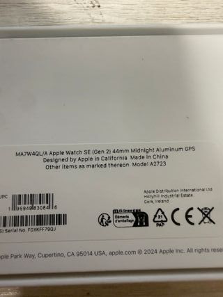 Apple Watch Series 2 44mm 2025 Negro
