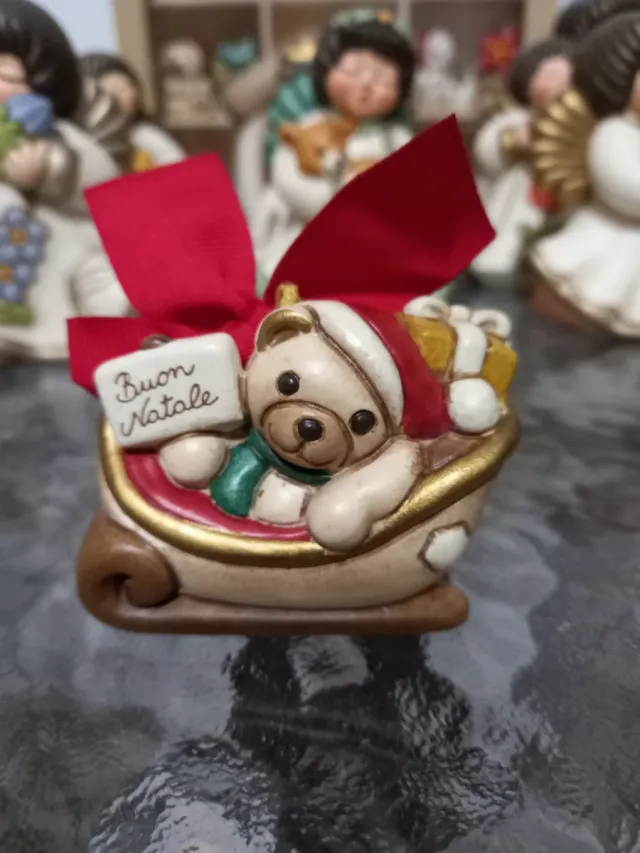 THUN Addobbo Natalizio Slitta Teddy 2018
