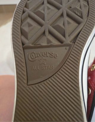 Zapatillas Converse Mujer Rojas Lunares