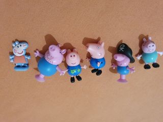 LOTE FIGURA MUÑECO PEPPA PIG UNICORNIO