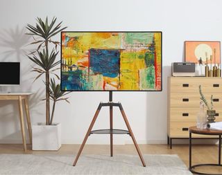 Soporte TV Trípode Madera