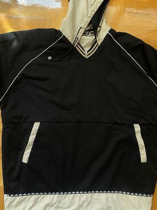 Sudadera cortavientos Adidas vintage reversible 