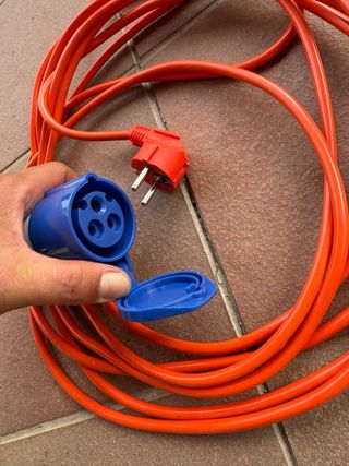 Cable alargador naranja caravana/autocaravana