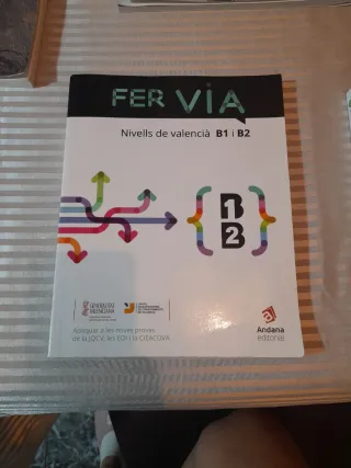 Libro Fer Via Nivells de Valencià B1 i B2