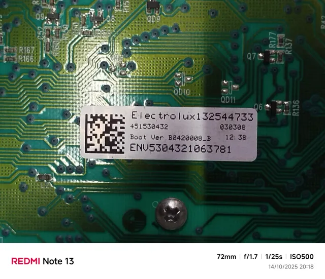 Módulo Lavadora Electrolux EWF10160W