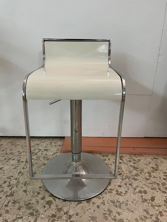 Taburete alto cocina/isla metal y plástico