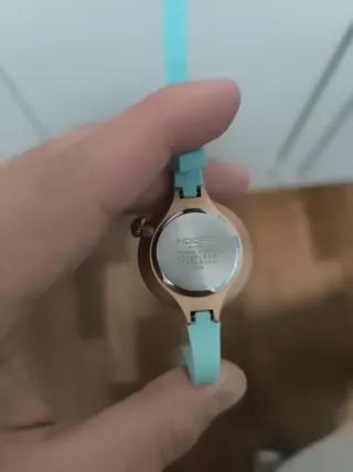 Orologio Hoops oro e verde acqua