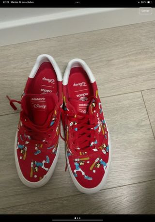 Zapatillas Adidas Disney Rojas