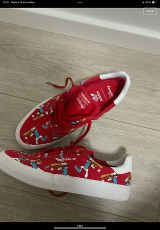 Zapatillas Adidas Disney Rojas