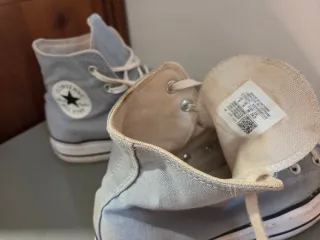 Zapatillas Converse Altas Grises Talla 39