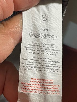 Sudadera gris IKKS con mensaje