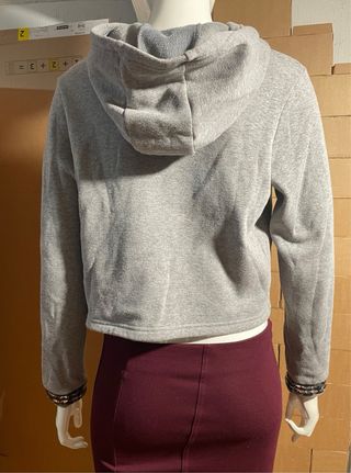 Sudadera gris IKKS con mensaje