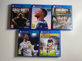 PS4 + Mando Azul + 5 Juegos