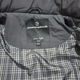 Giubbotto imbottito blu taglia XXL