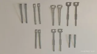 Chiavette per radio di varie marche