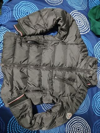 Giubbotto Moncler marrone bimbo 8 anni