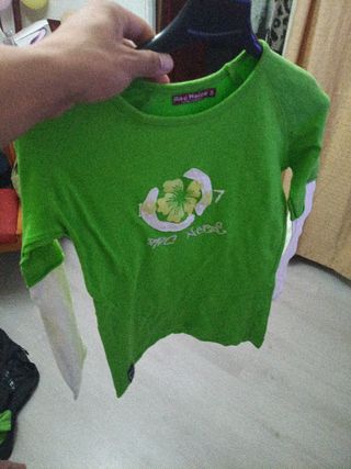 Camisetas manga larga desliza fotos 1€ cu