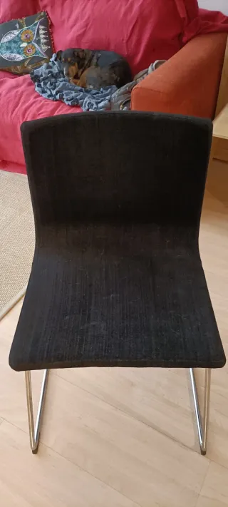 Juego 6 Sillas Bernhard Ikea Negras