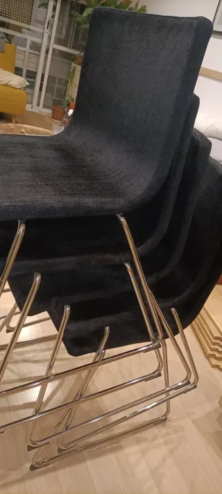 Set di 6 sedie Bernhard Ikea nere