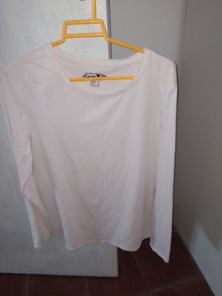 Camiseta manga larga blanca Love & Other Things Ta