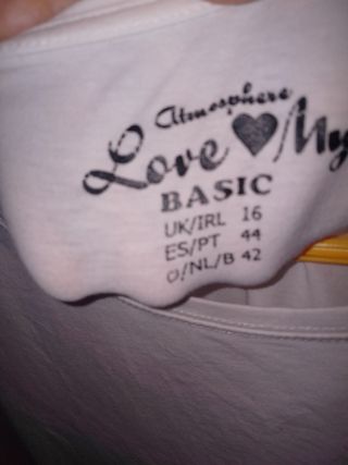Camiseta manga larga blanca Love & Other Things Ta
