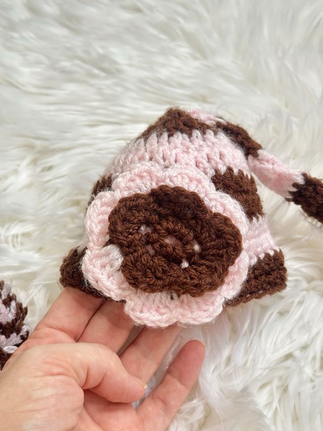 Gorro pompón fotografía newborn