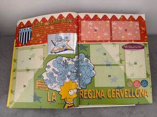 album di figurine the Simpsons non completo