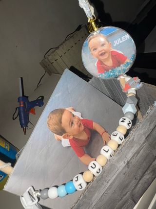 Adorno Navideño Personalizado con Foto