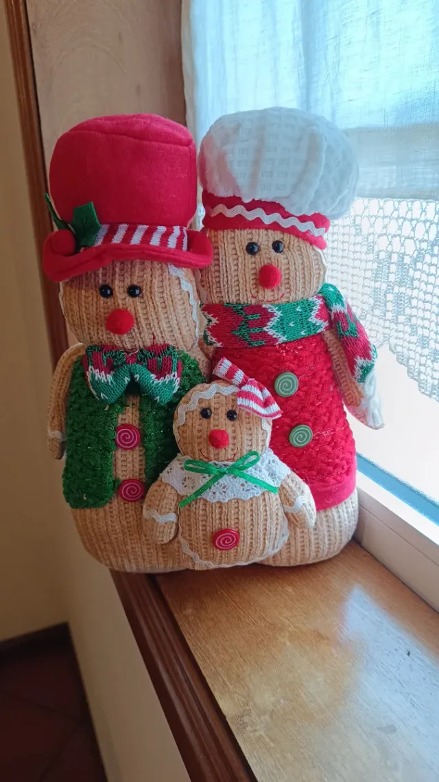 Bonecos de Natal em Tecido