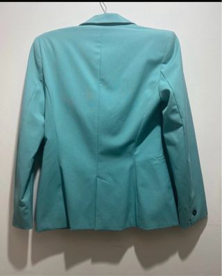 Blazer Zara Verde Azulado