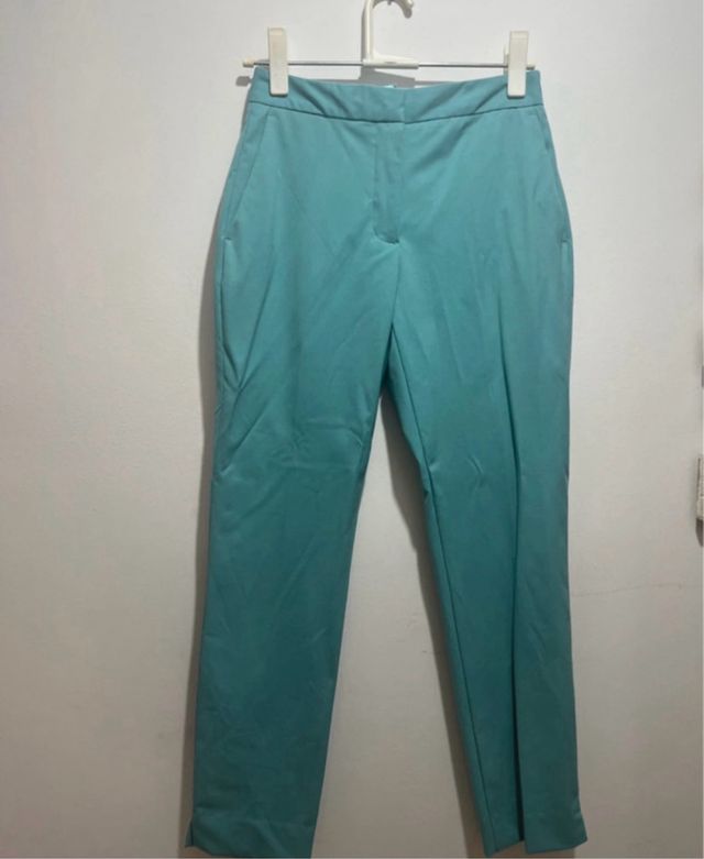 Blazer Zara Verde Azulado