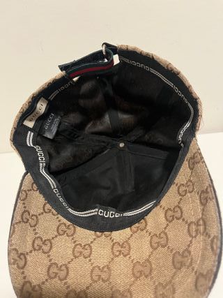 Gorra Gucci Marrón y Dorada