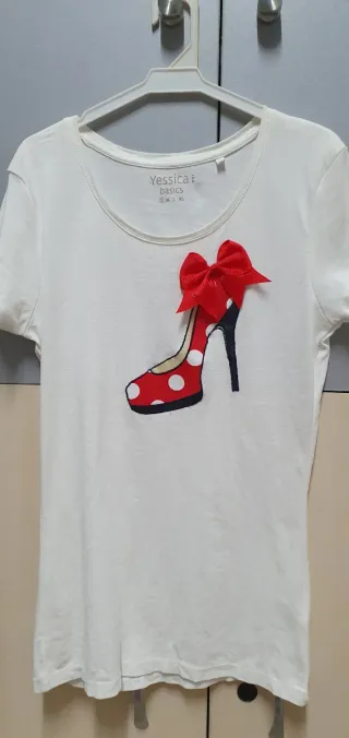 Camisetas Yessica Negra y blanca Talla S. Exclusiv