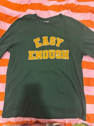 Camiseta Zara verde Easy Enough