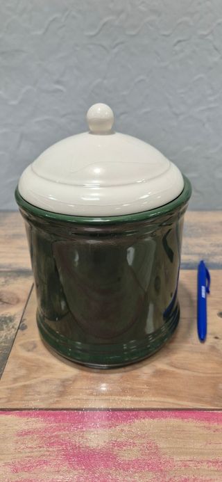 3 vasetti in ceramica dal design vintage 