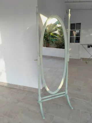 Espejo de pie vintage madera