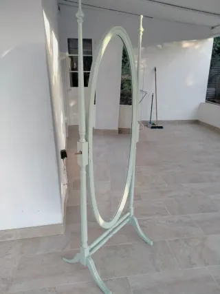 Espejo de pie vintage madera