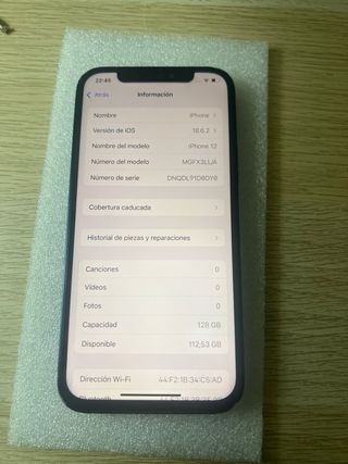 iPhone 12 Batería 100%