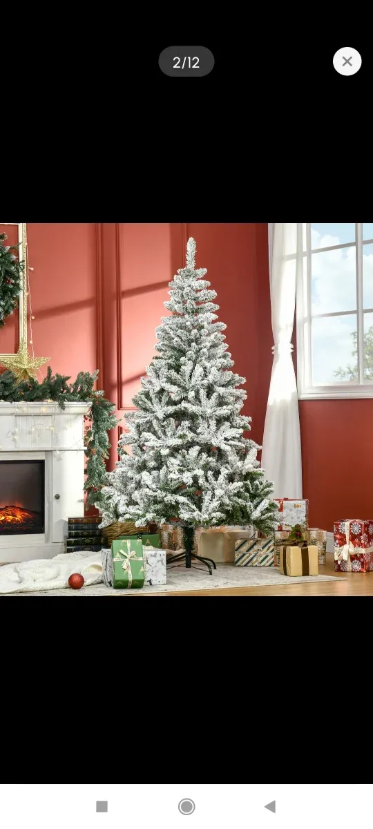 Árbol de Navidad Nieve 2 tamaños 150/180cm