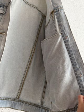 Chaqueta mujer oversize vaquera otoño Stradivarius