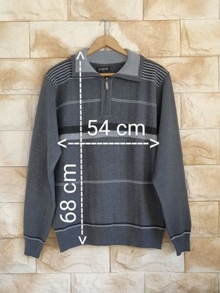 Jersey Gris Talla XL Boutique Italiana