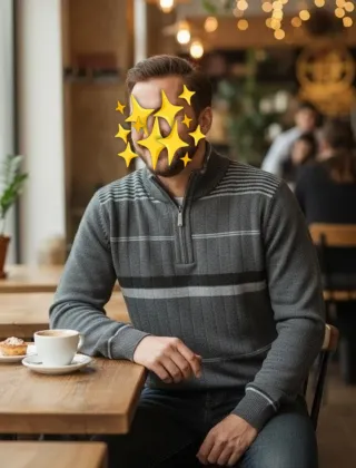 Jersey Gris Talla XL Boutique Italiana