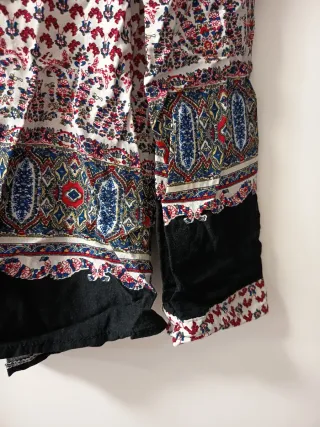 Blusa estampada manga larga