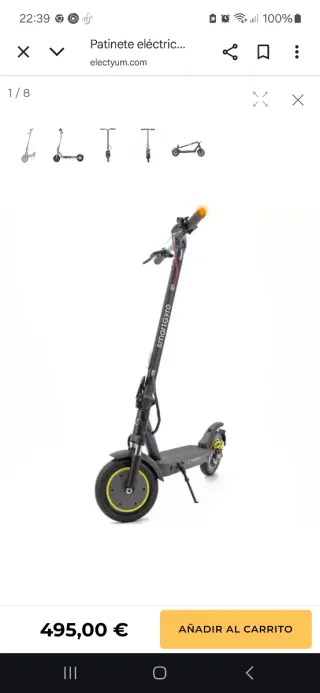 Patín eléctrico SmartGyro Zpro