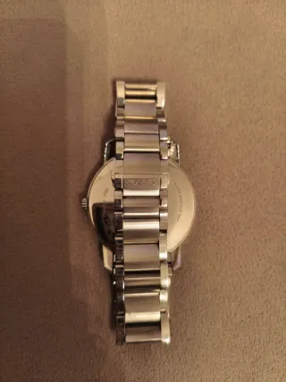 Oferta Reloj Calvin Klein Plata y Rojo