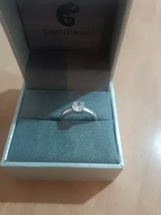 Anillo de compromiso Camaleoni plata