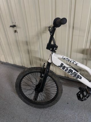 Bicicleta BMX Monty Jump 335 Blanca